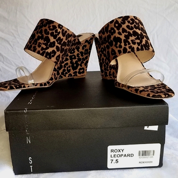 Steven New York Roxy Leopard Wedge ⭐️⭐️ - Picture 3 of 8